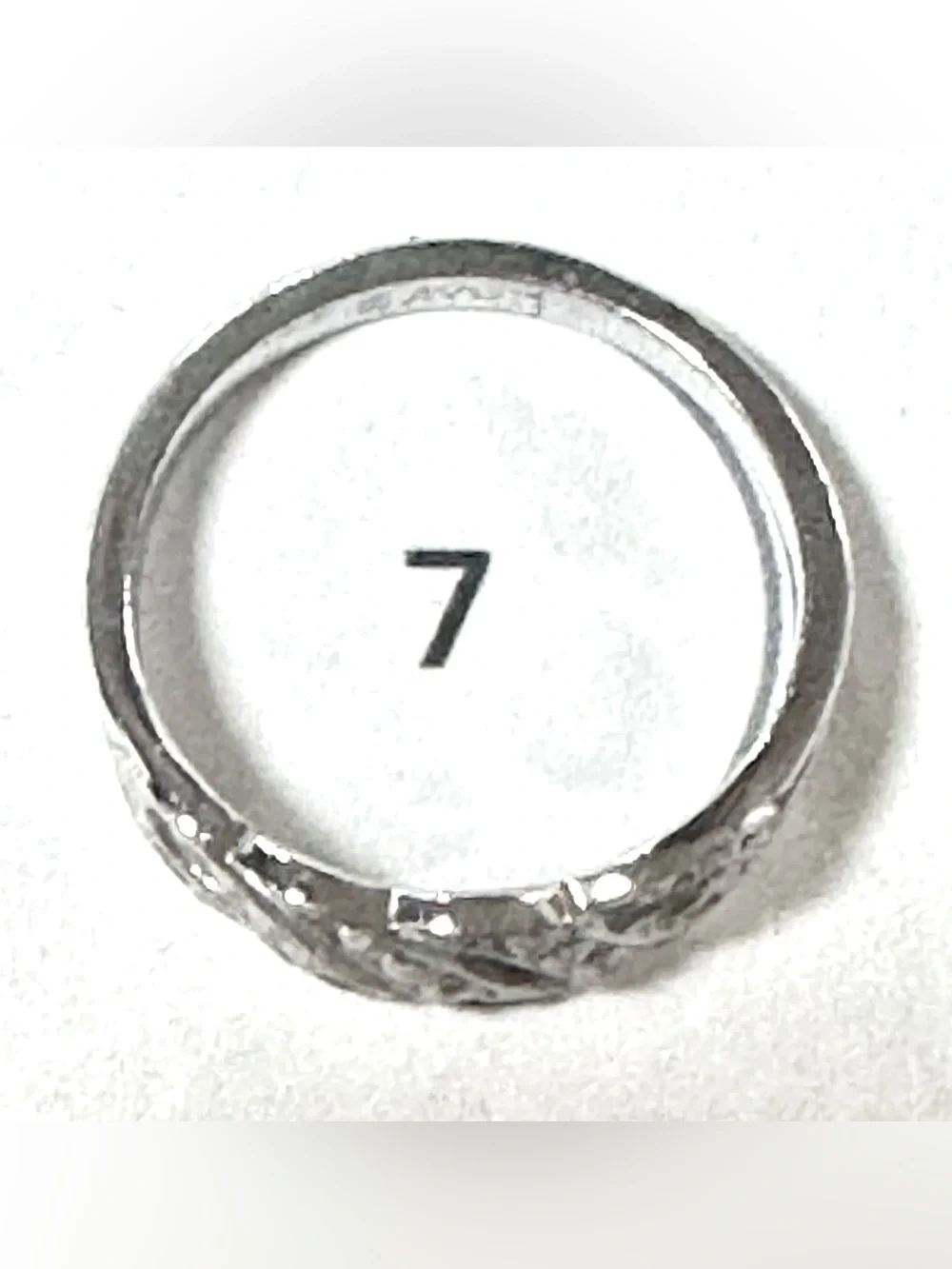 Vintage Avon Monaco Silver Ring Size 7